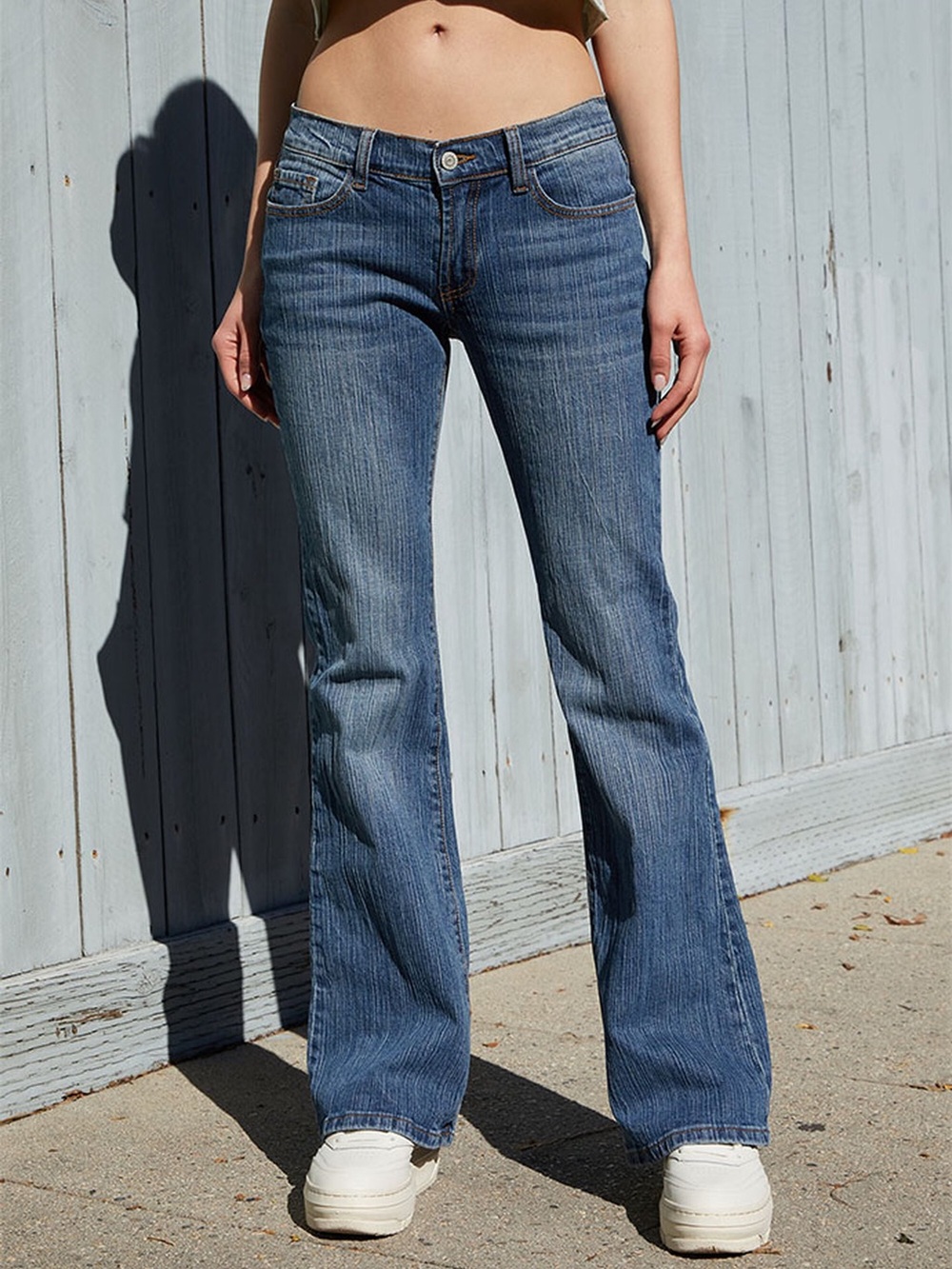 John Galt Brielle Bootcut Low Rise Jeans